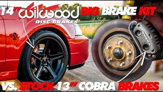 Stock Cobra Brakes vs Wilwood Big Brake Kit Comparison Test FTBR [upl. by Grote]