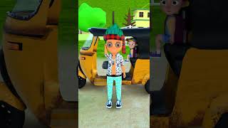 Garib Rikshawwale ki Majboori 🥺❤️🫶 Gulli Bulli  Cartoon  short  tmkoc  shortscomedy [upl. by Ladnar]