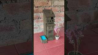 Little clay house making 🏠 ll clayhouse mudhouse craft [upl. by Silloh]