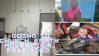 First Day At Church In USA🇺🇸  Empty USA House TourOur Reality  Visited Free Food Pantry usa [upl. by Nyleve455]