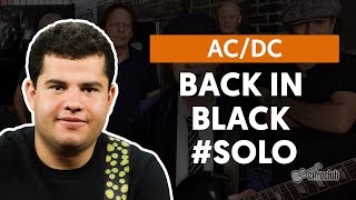 Back In Black  ACDC How to Play  Guitar Solo Lesson [upl. by Reinhold]