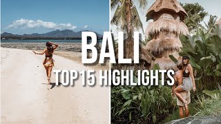 BALI REISETIPPS TOP 15  Unsere HIGHLIGHTS für jede Bali Reise [upl. by Poppas531]