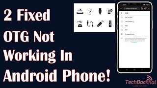 OTG Not Working In Android Phone  2 Fix How To [upl. by Bevin381]