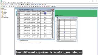 Exporting data from Genstat 18th edition [upl. by Wolfgram458]