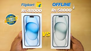 Buying iPhone in Flipkart BBD Sale Vs Offline  Which one is better [upl. by Petracca]