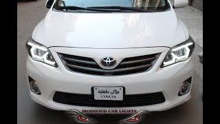 Toyota Corolla 2012 Headlights 5 [upl. by Alwyn233]