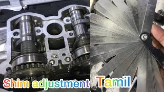 VALVE CLEARANCE EXPLAINED  How to adjust valve shim yamaha YFZ VALVE shim adjustment videos [upl. by Leanatan]