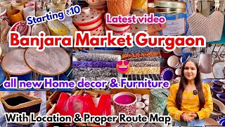 Banjara Market Gurgaon Sale Rs 10Affordable Home Decor Furniture  October 2024That Pinkish Girl [upl. by Jilleen833]