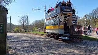 Trams and buses at Beamish 22422 [upl. by Rog]