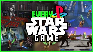 Examining Every Star Wars Game on the Sony PlayStation PS1 [upl. by Swarts]