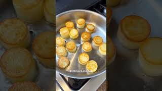 How to make fondant potatoes cooking fondantpotatoes potatoes [upl. by Aynuat768]