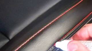 DIY color your car seat Stitching [upl. by Nanor363]