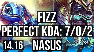 FIZZ vs NASUS MID  702 Godlike 500 games  EUW Diamond  1416 [upl. by Osanna128]