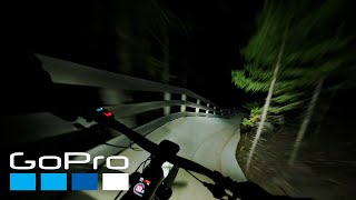 GoPro Awards Riding Full Speed at Night  Downhill MTB [upl. by Sarilda]