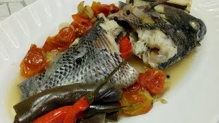 Paksiw na Tilapia l How to Cook Paksiw na Tilapia [upl. by Aymik280]