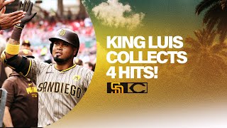 King Luis Collects 4 Hits  Padres vs Reds Highlights 52224 [upl. by Suzann]