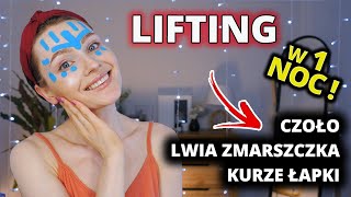 LIFTING w DOMU 💉❌ KINESIOTAPING Twarzy 🩹 Masaż CAŁEJ TWARZY  Naturalna METODA NA Zmarszczki [upl. by Aivon]