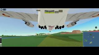 Landing a Boeing C17 at the smallest airport in PTFS [upl. by Ahtnama742]