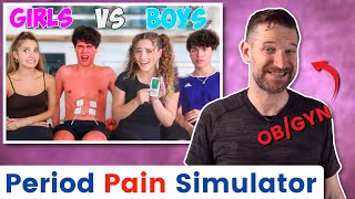 Boys vs Girls  Period Pain Simulator Challenge  Dr Rich [upl. by Philippe]