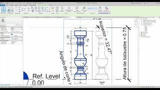 Revit  barandilla neoclasica [upl. by Lisandra]