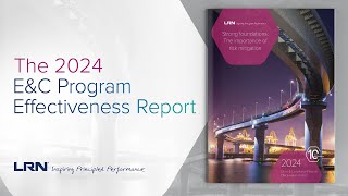 2024 Ethics amp Compliance Program Effectiveness Report [upl. by Ekez185]