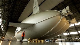 Airlander 10 hybrid aircraft unveiled in UK [upl. by Champ955]