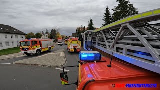 Hochhausbrand I zahlreiche Verletzte Großübung von Feuerwehr und Rettungsdienst in Münster [upl. by Atinaujnas]