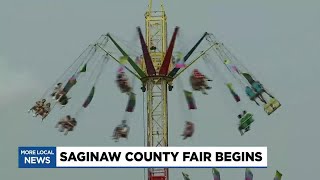 ‘Joins everybody together’ Saginaw Co Fair kicks off [upl. by Enellek]