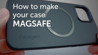 Make any case MagSafe with the ESR HaloLock Universal Magnetic Ring [upl. by Illil417]