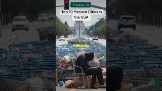 Top 10 Poorest Cities in the USA youtubeshorts usa fyp trending top10 news [upl. by Juana]