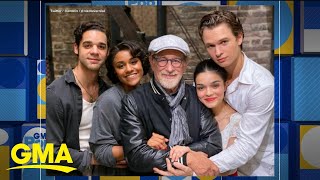 Steven Spielberg shares behind the scenes footage of ‘West Side Story’ remake l GMA [upl. by Lisetta110]