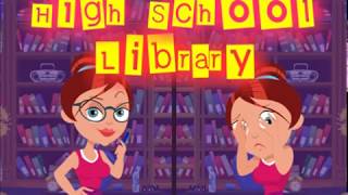 High School Library Gameplay Walkthrough flash Games  No Commentary [upl. by Niawd]