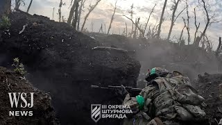 Watch Ukrainian Troops in Fierce Trench Battle Near Bakhmut  WSJ News [upl. by Daisie190]