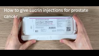 How to give a lucrin injection [upl. by Jory991]