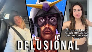 Delusional Female tech worker loses job amp tries to keep her 5K apartment │TikTok cringe [upl. by Yesac]