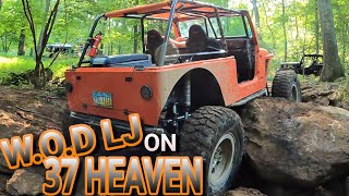 WOD LJ Chassis Jeep Buggy on 37 Heaven Trail [upl. by Subir565]