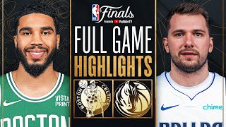 1 CELTICS at 5 MAVERICKS  FULL GAME 4 HIGHLIGHTS  June 14 2024 [upl. by Jessey]