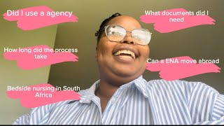 How I move from bedside nursing in South African to Ireland as an Enrolled Nurse [upl. by Enoek]