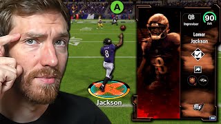 Using 90 Ovr Lamar Jackson Inside The Mind of Throne [upl. by Bergeman]