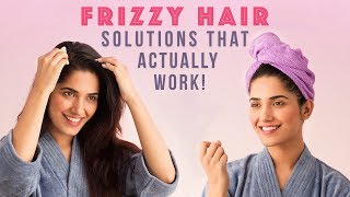 Get Rid of Frizzy Hair in 3 Easy Ways  Glamrs [upl. by Amrak]