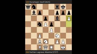 Maxime Lagrave Vachier vs Vasif Durarbayli Grand Swiss 2023 Round 2 [upl. by Rehnberg]