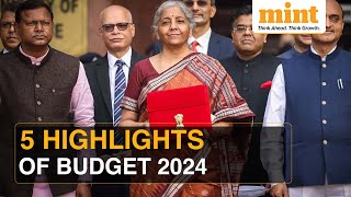 Budget 2024 Key Highlights Recap FM Nirmala’s Record 7th Budget Announcement  ICYMI [upl. by Kcirdec]