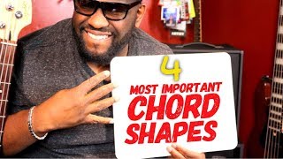 4 MOST IMPORTANT BASS CHORD SHAPES  Online Bass Lessons w Daric Bennett [upl. by Knitter]