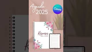 Agenda 2025 imprimible digital planner 2025  Archivo Digital [upl. by Ainaznat]