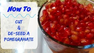 How to Cut amp DeSeed a Pomegranate the Right WayWater Method [upl. by Suirtemed140]