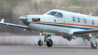 RCMP Pilatus PC12 CloseUp Takeoff [upl. by Burg]