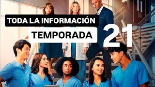 🔴 ANATOMIA DE GREY  TEMPORADA 21 TODO LO QUE SE SABE HASTA EL MOMENTO 🔴 REPARTO TRAILER ESTRENO [upl. by Cull]