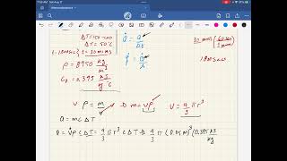 Heat transfer practice problem [upl. by Airret]