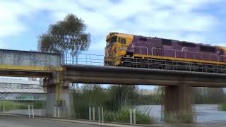 Trains At Breakwater Bridge 30122023 [upl. by Lejna231]