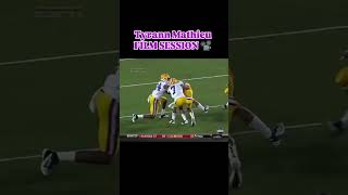 Tyrann Mathieu FILM SESSION lsufootball [upl. by Nomis]